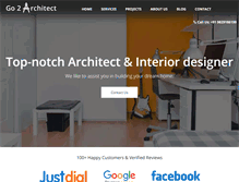 Tablet Screenshot of go2architect.com